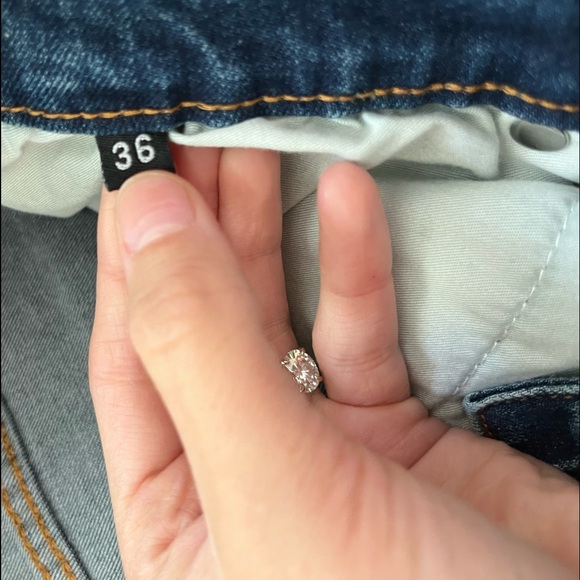 Amiri MX2 leather Distressed Jeans - Picture 11 of 12